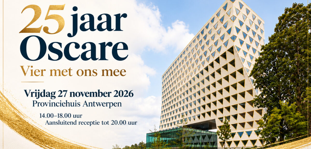 25 jaar Oscare. Een verhaal dat we samen schrijven.