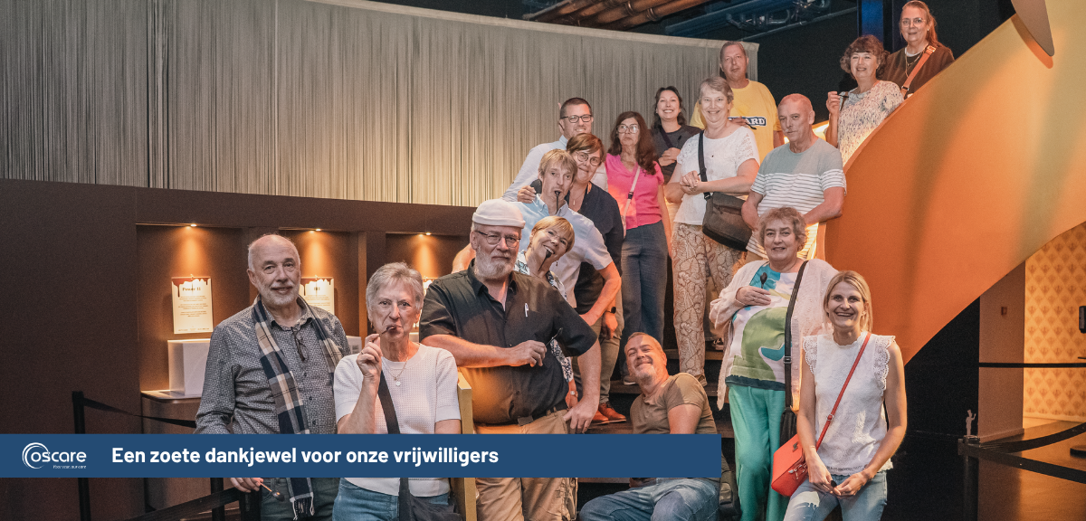 Een zoete dankjewel voor onze vrijwilligers